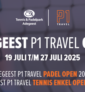 Adegeest P1 Travel tennis enkel en padel open