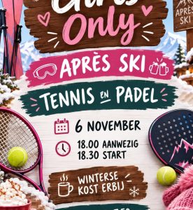 Girls only après-ski avond